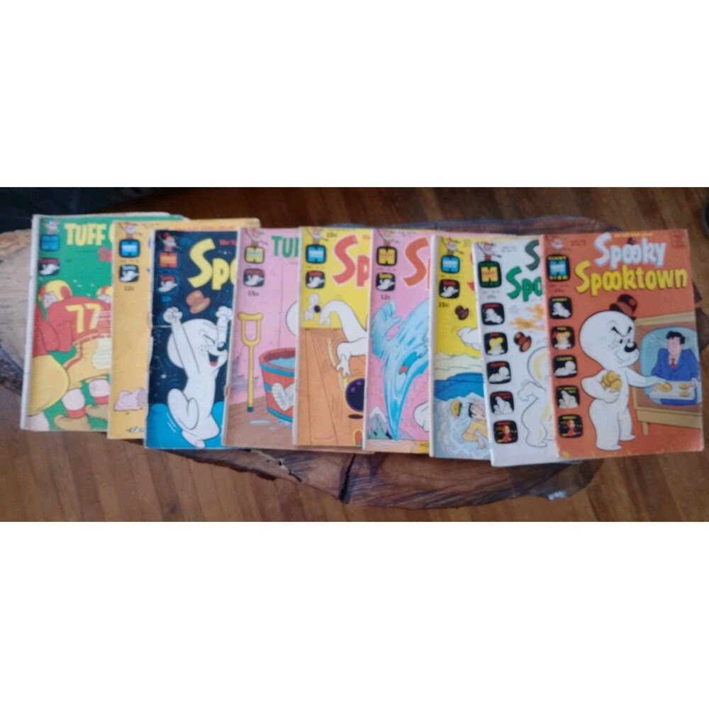 Harvey Comics Spooky The Tuff Little Ghost Comic Book Vintage Lot Of 9